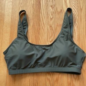 Olive Green Bikini Top Medium